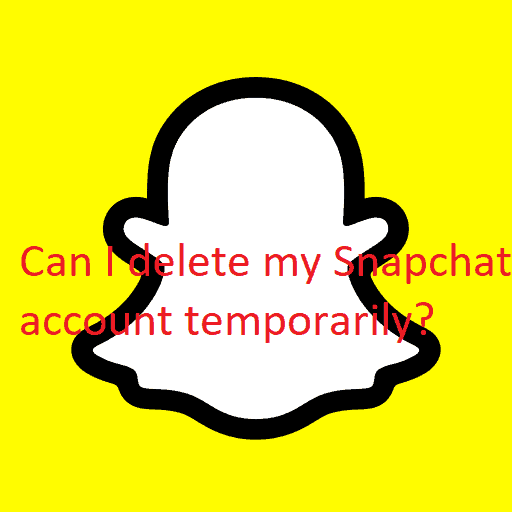 Can I delete my Snapchat account temporarily? - Deleting Solutions