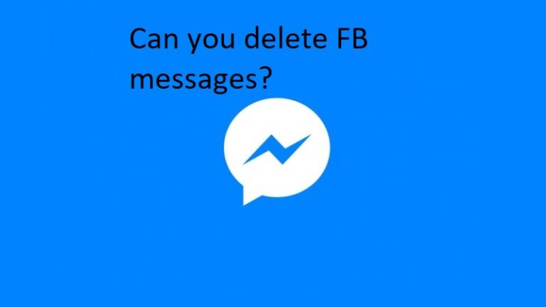 Can you delete FB messages? - Deleting Solutions