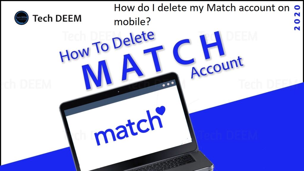 How do I delete my Match account on mobile?