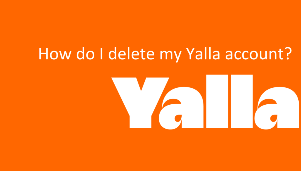 How do I delete my Yalla account?