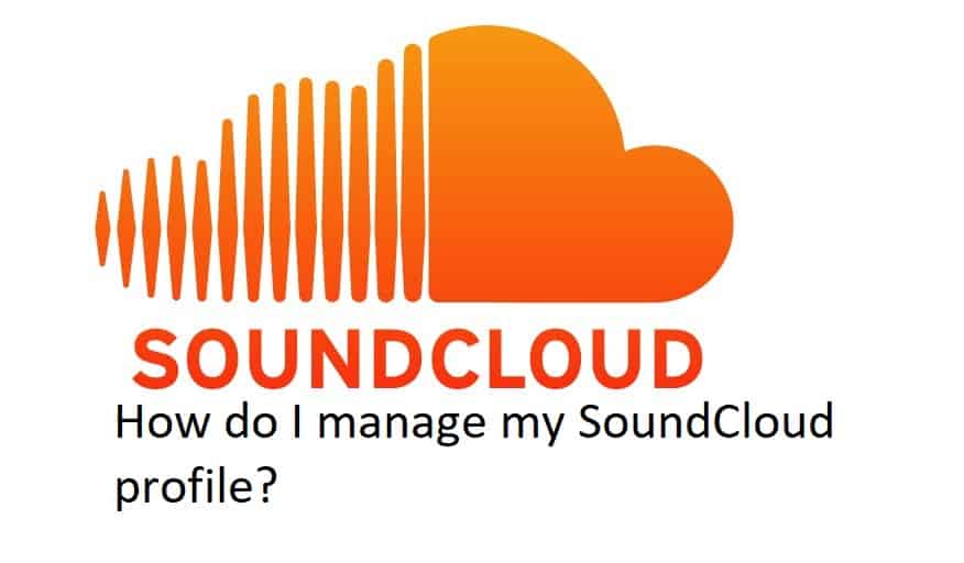 How do I manage my SoundCloud profile?