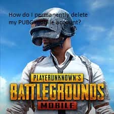 How do I permanently delete my PUBG mobile account?