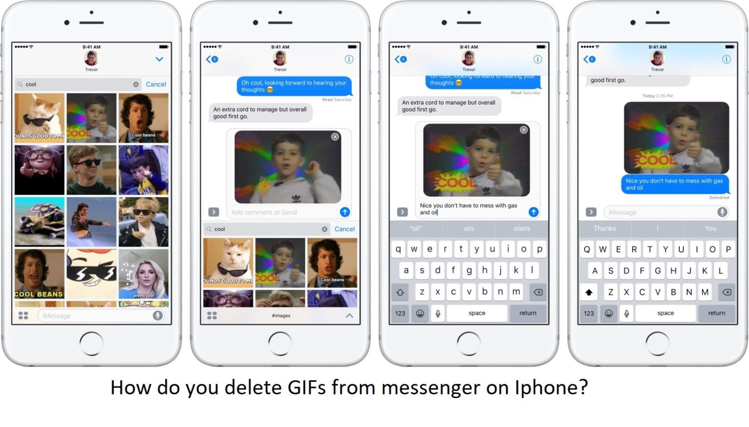 How do you delete GIFs from messenger on Iphone? - [Answer] 2022