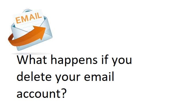 What happens if you delete your email account?