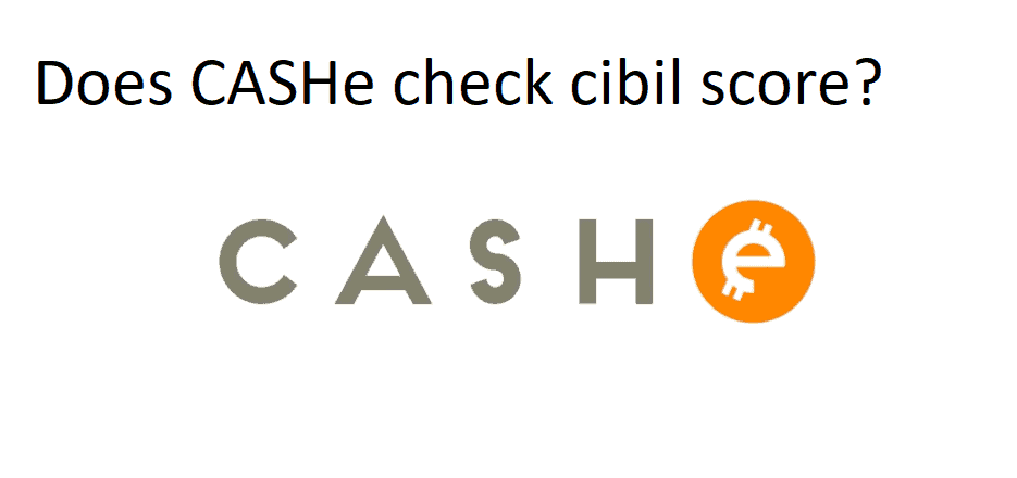 Does CASHe check cibil score?