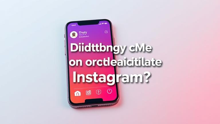 alt_text: Instagram phone screen showing uncertainty about block or deactivation, with supportive icons.