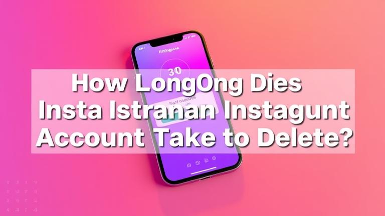 Instagram account deletion countdown on a smartphone with calendar icons, in bold overlay.