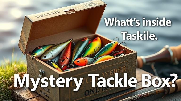 alt_text: Open tackle box with colorful lures, hooks, and bait, evoking fishing excitement.