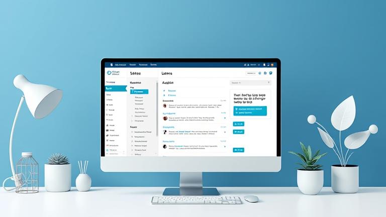 alt_text: Person managing users on WordPress dashboard in a modern workspace.
