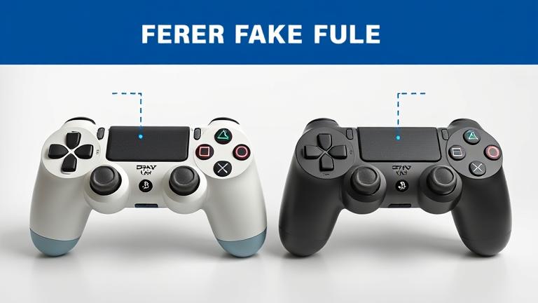 how to spot a fake ps4 controller?