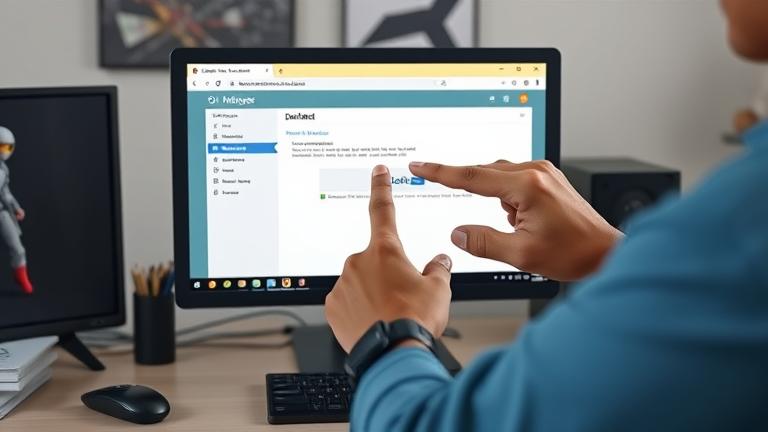 alt_text: Person confidently clicks "delete" on Nexus Mod Manager interface in a tidy workspace.