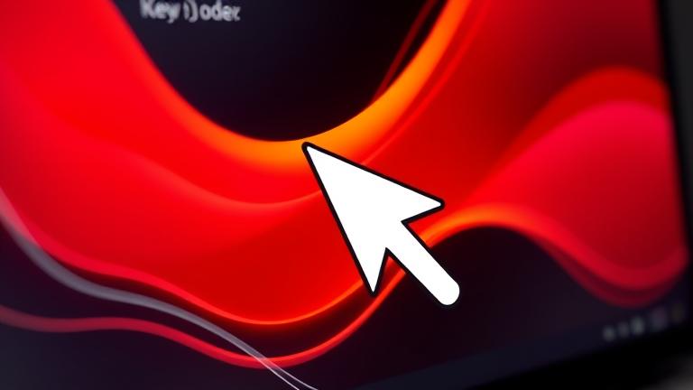 alt_text: Realistic close-up of Adobe Illustrator cursor interacting with vector shapes on screen.