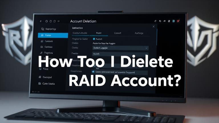 alt_text: Smartphone screen showing RAID account management with delete options, user navigating settings.