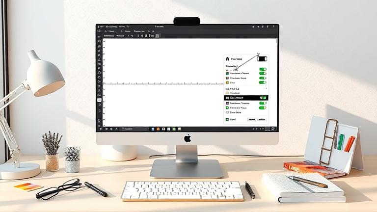 alt_text: Designer’s workspace with Illustrator open, customizing ruler settings amidst tools.
