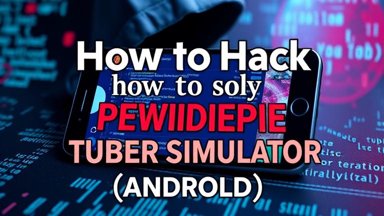 alt_text: Smartphone with game and hacking symbols, hacker attire, and digital code streams.