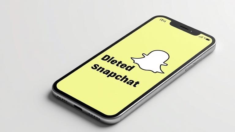 Alt_text: Smartphone with Snapchat, recovered account question, empathetic person, recovery icons, modern tone.