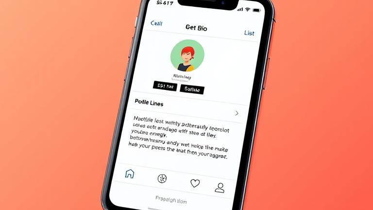 alt_text: Instagram bio editing on phone with multiple lines shown, vibrant colors, clear step guide.