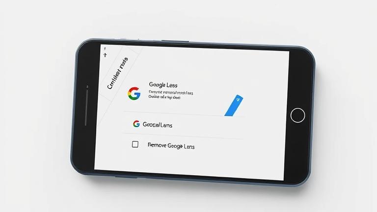 alt_text: Android screen disabling Google Lens via settings, with toggle switch and confirmation.