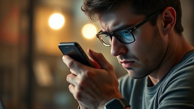 alt_text: Frustrated person viewing Periscope app message about account being disabled, with a disappointed background.