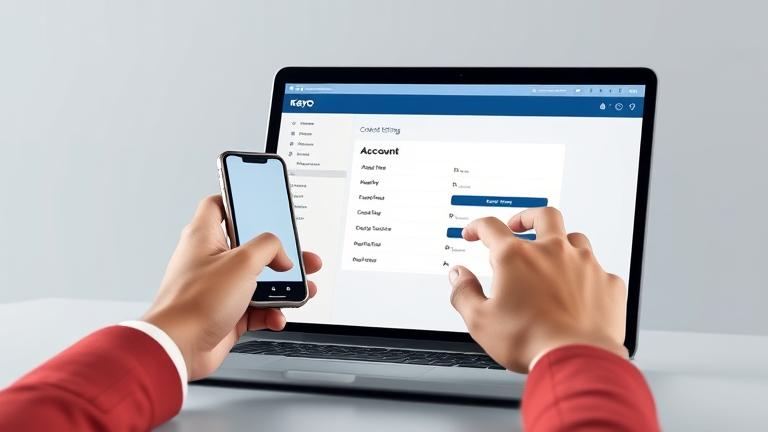 alt_text: Person deleting Kayo Sports account on their device, showing app and account settings screen.