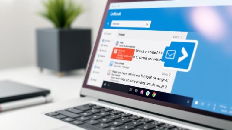 alt_text: Outlook inbox with selected emails ready for deletion, highlighting ease of email management.