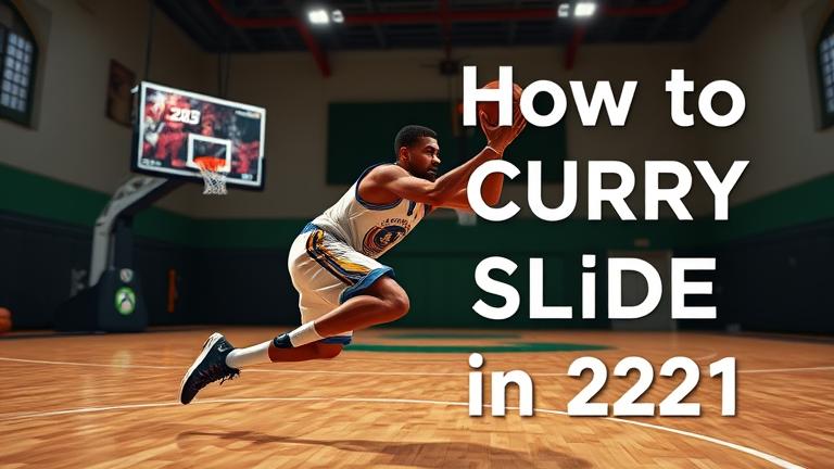 alt_text: Xbox cover showing a basketball player doing a curry slide in a virtual gym, with controller and screen.