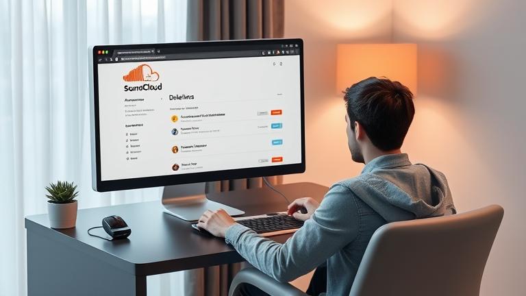 How do I delete my old Soundcloud account?