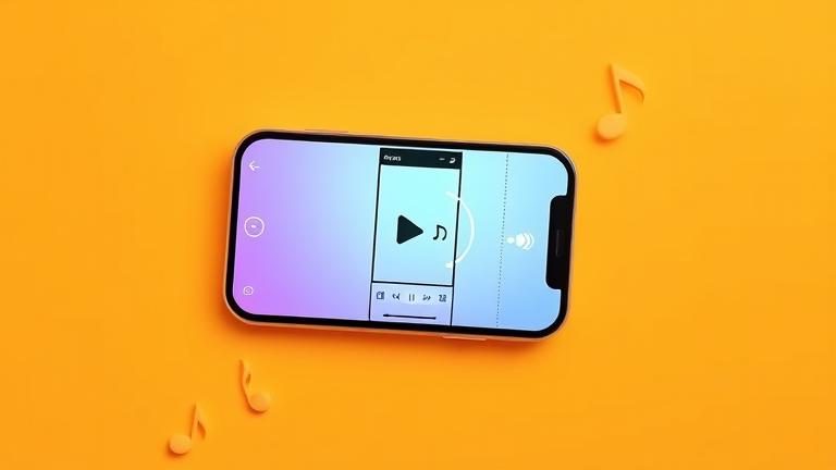 alt_text: Smartphone with Instagram story and music controls, highlighting adding music without stickers in 2025.