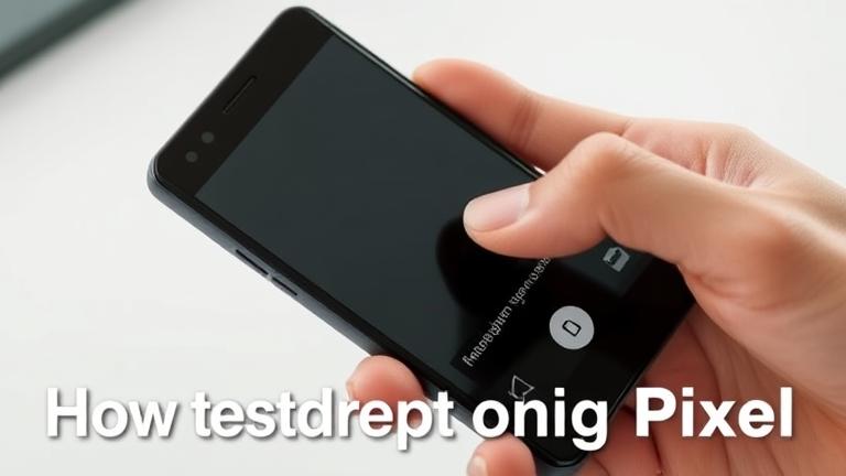 alt_text: Person pressing Power and Volume Down on a Pixel for a screenshot, with overlay text.
