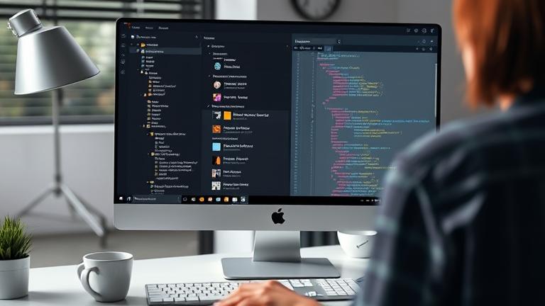 alt_text: User customizing Sublime Text 3 theme on a modern workspace with code and preferences open.
