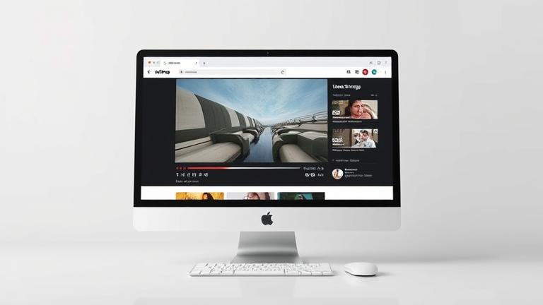 alt_text: Modern screen showing Vimeo video page with progress, duration, and subtle branding.