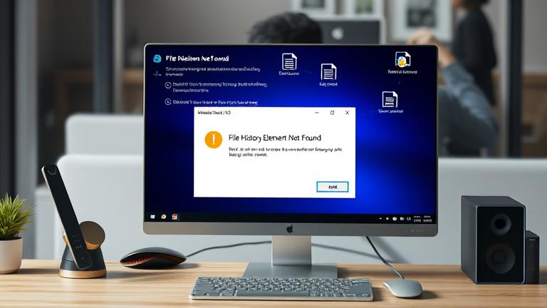 Fix: Windows 10 File History Element Not Found Error?