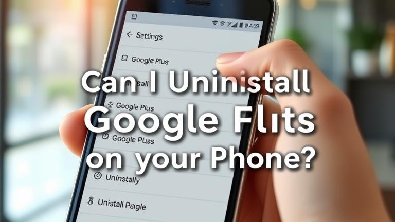 Can I uninstall Google Plus on my phone?