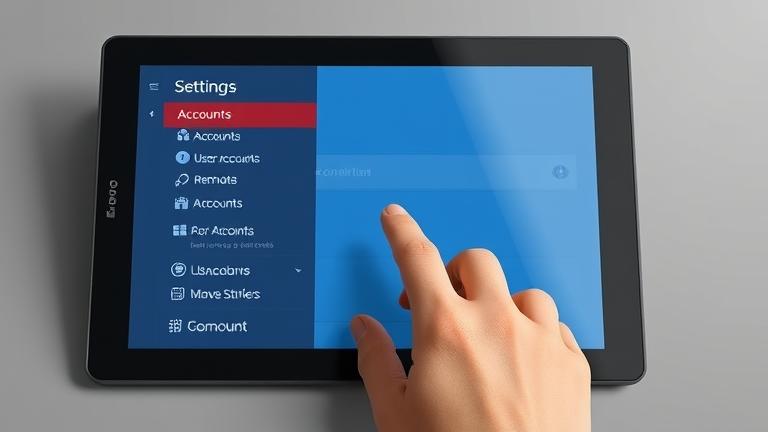 how do i remove an account from my lenovo tablet?