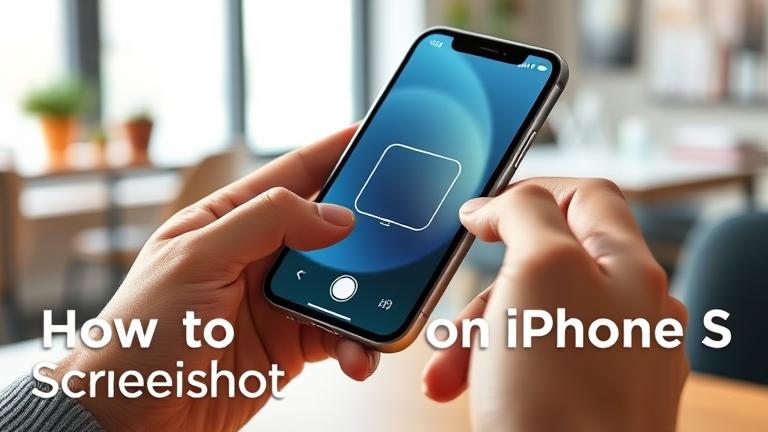 how to screenshot on iphone s?