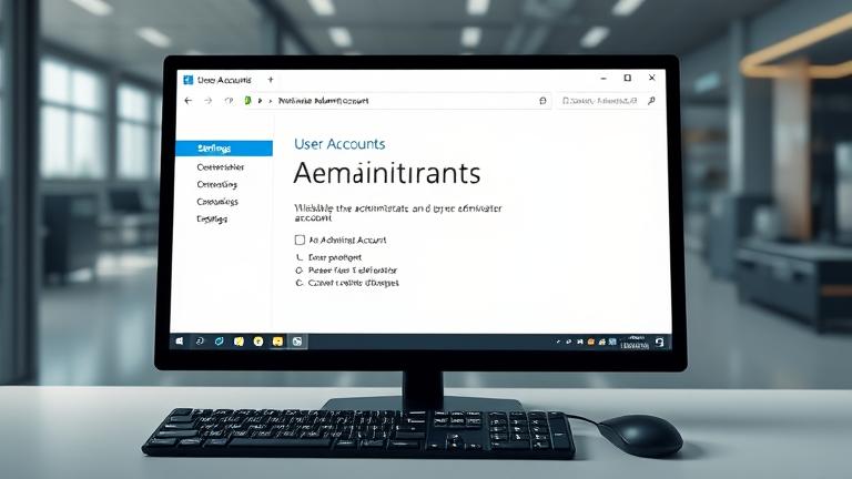 How do I disable administrator account?