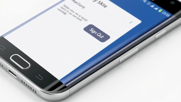 How do I sign out of Google on my Galaxy s6?
