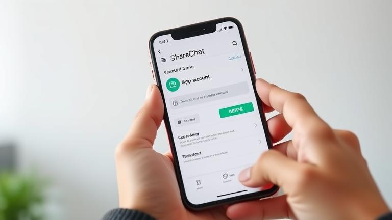 How can I delete my ShareChat account permanently from mobile?