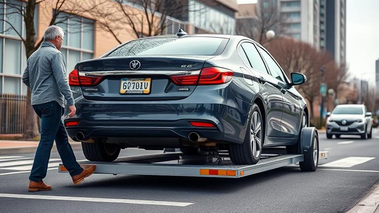 how to move a car without plates?