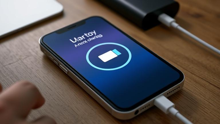 iphone stuck on charging screen?
