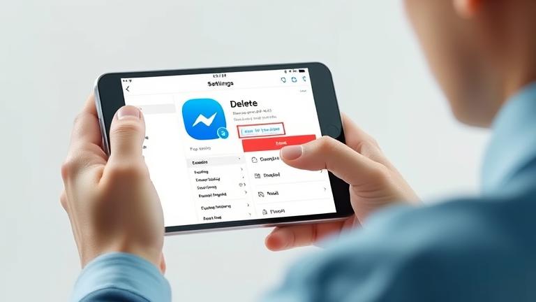 How do I delete Facebook Messenger app?