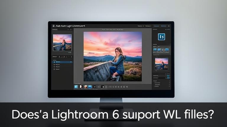 alt_text: Lightroom 6 open on screen editing a vibrant photo, showing RAW support and compatibility.