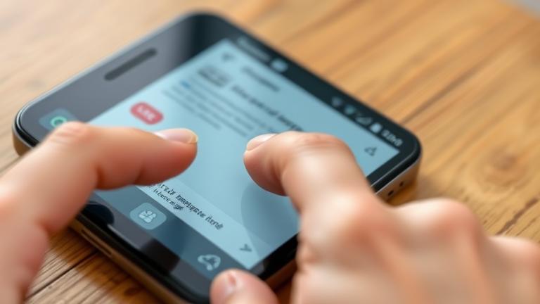 alt_text: Smartphone screen showing a user liking an Instagram message with a tap on the heart icon.