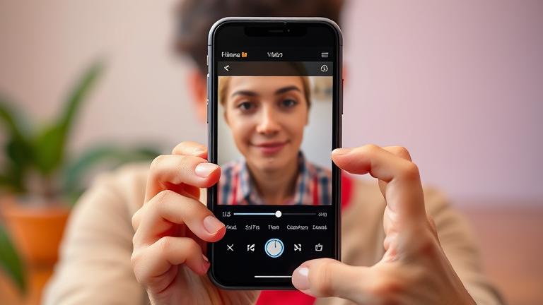 alt_text: Smartphone showing slowed Instagram video with a snail icon, editing tools, and user.