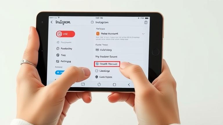 alt_text: Person managing Instagram account on device, focusing on unfollow/remove options in settings.