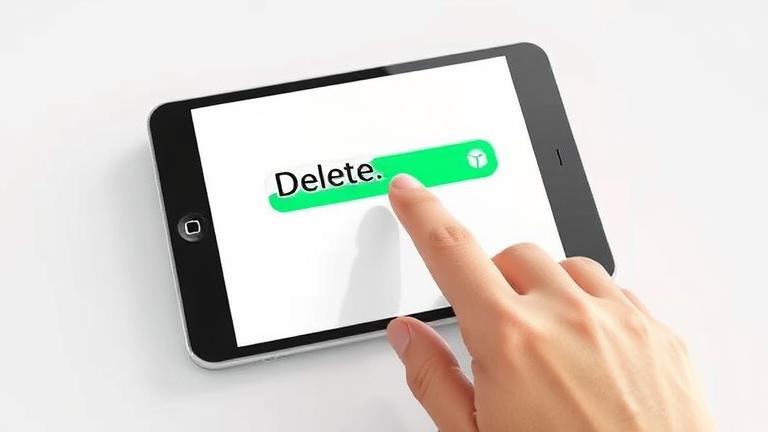 alt_text: Smartphone screen showing swipe to delete a note with trash icon and clear action.