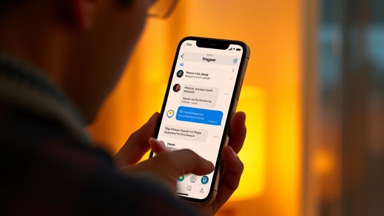 alt_text: Person viewing secret Instagram chats on phone with private, subtle messaging cues.