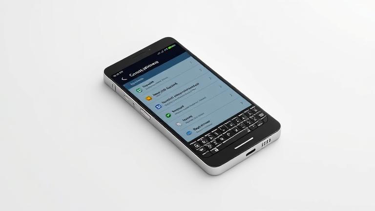 alt_text: Smartphone screen showing BBM settings with delete options, highlighting account removal.