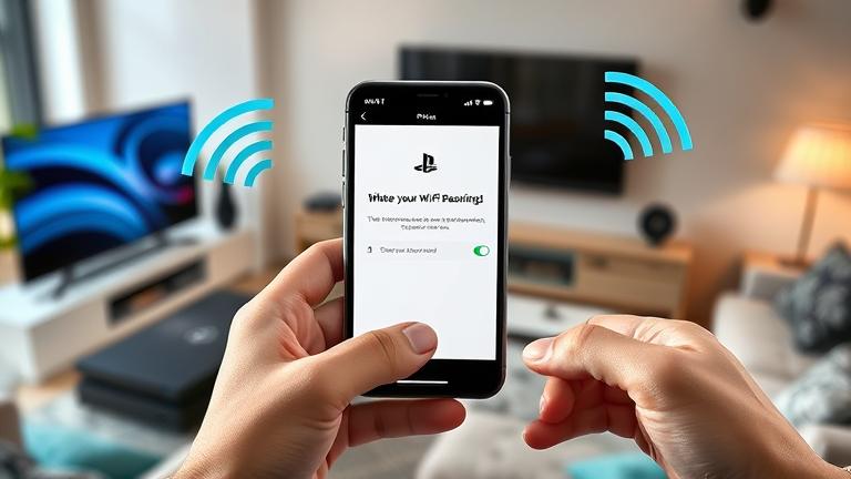 How to share wifi password from iphone to ps4?