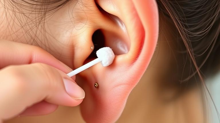 how to clean conch piercing?